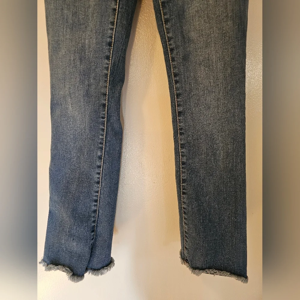 Free People Chew Raw Hem Skinny‎ Jeans Women’s Size 25 Cropped Ankle RN66170